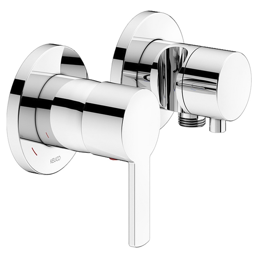 Mélangeur de douche PLAN BLUE
UP
set de montage final
pour 2 fonctions, avec
raccordement de tuyau et
support de douche, sans
corps à encastrer 766 472/519