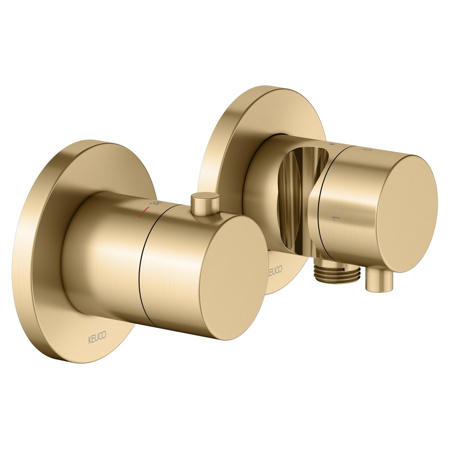 Thermostat EDITION 400 UP
set de montage final
pour 2 fonctions, avec
raccordement de tuyau et
support de douche, sans
corps à encastrer 766 475/519