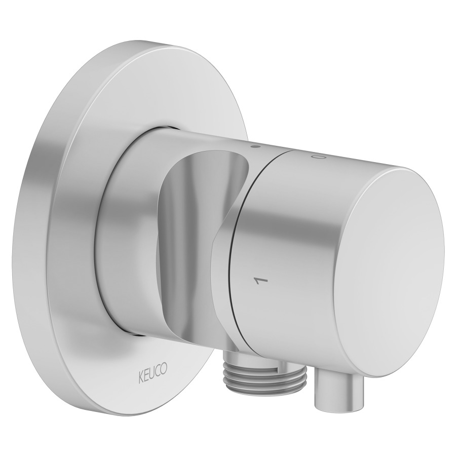 Robinet d'arrêt et inverseur
2 voies IXMO UP
set de montage final
avec coude de raccordement
et support de douche
rosace D 9 cm
sans corps à encastrer 766 519
poignée IXMO Comfort