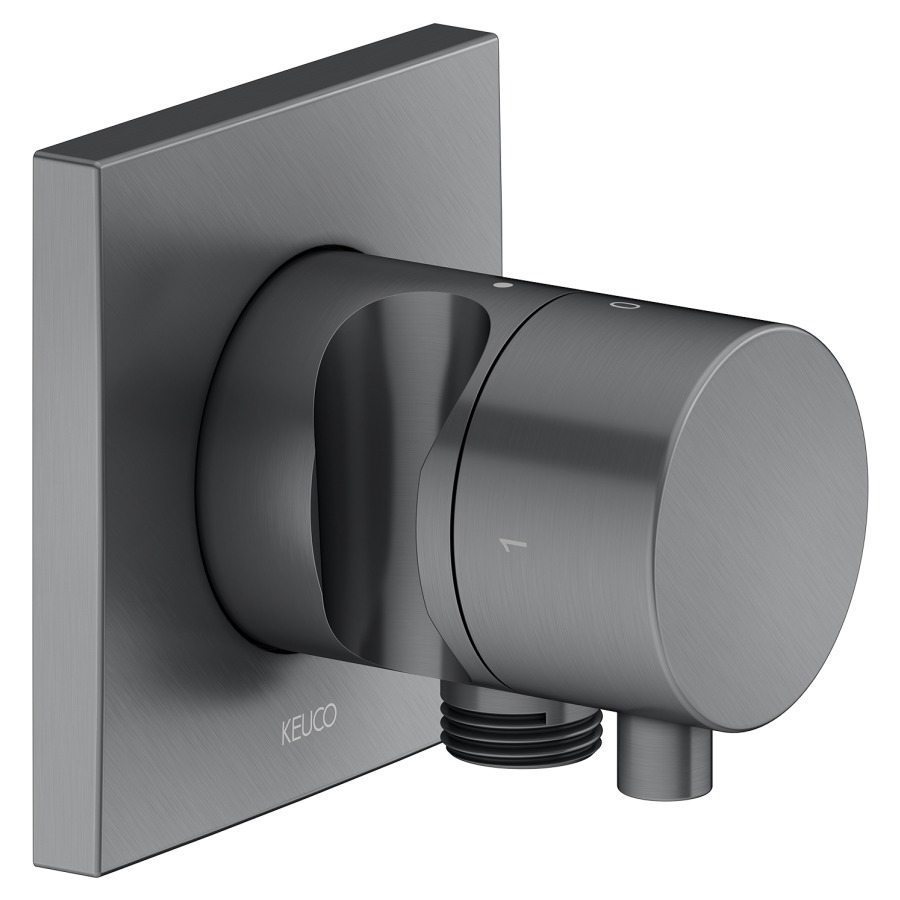 Robinet d'arrêt et inverseur
2 voies IXMO UP
set de montage final
avec coude de raccordement
et support de douche
rosace 9 x 9 cm
sans corps à encastrer 766 519
poignée IXMO Comfort