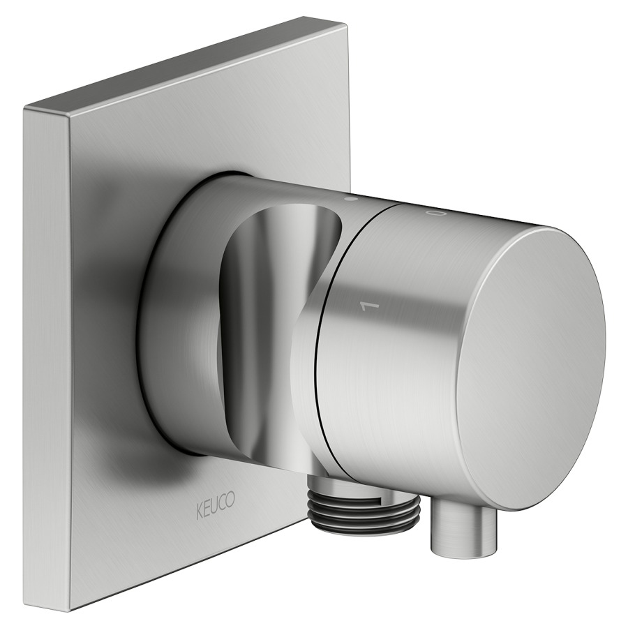 Robinet d'arrêt et inverseur
3 voies IXMO UP
set de montage final
avec coude de raccordement
et support de douche
rosace 9 x 9 cm
sans corps à encastrer 766 545
poignée IXMO Comfort