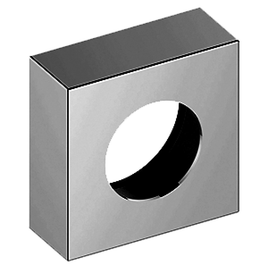 Rallonge de rosace IXMO
25 mm, carée, pour thermostat
pour corps à encastrer 766 475