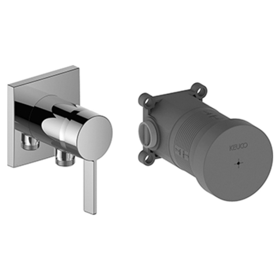 Set de mélangeur douche IXMO
SOLO UP, avec raccordement
tuyau, rosace 9 x 9 cm
complet avec corps à encastrer
et set de montage final
groupe acoustique I