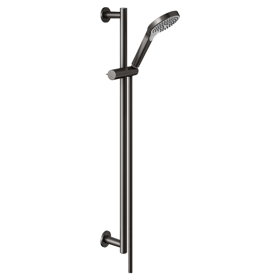 Garniture de douche IXMO
douche à main jet normal, jet
doux, jet de massage
tuyau de douche 160 cm
glissière de douche 80 cm
avec support à rotule
rosaces rondes