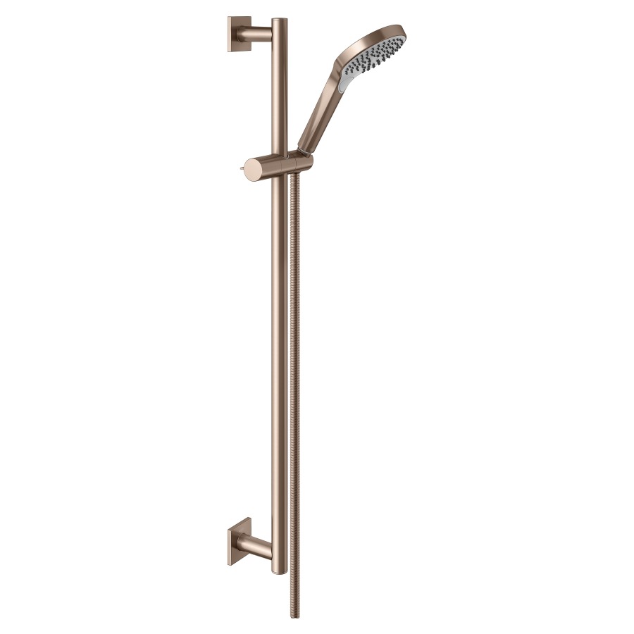 Garniture de douche IXMO
douche à main jet normal, jet
doux, jet de massage
tuyau de douche 160 cm
glissière de douche 80 cm
avec support à rotule
rosaces carrée