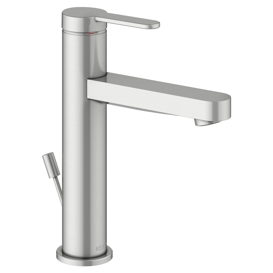 Mélangeur de lavabo IXMO FLAT
S 124 mm, goulot fixe
avec vidage excentrique, avec
rosace ronde