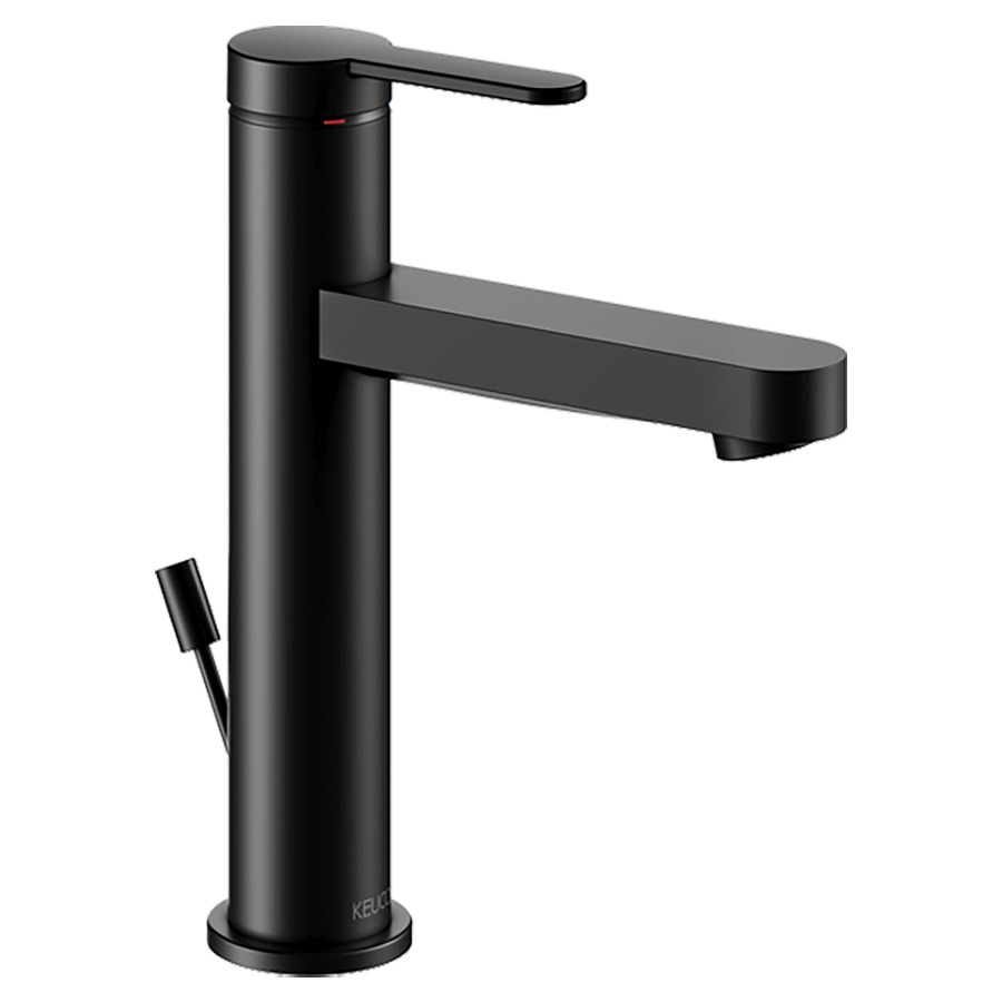 Mélangeur de lavabo IXMO FLAT
S 124 mm, goulot fixe
avec vidage excentrique, avec
rosace ronde