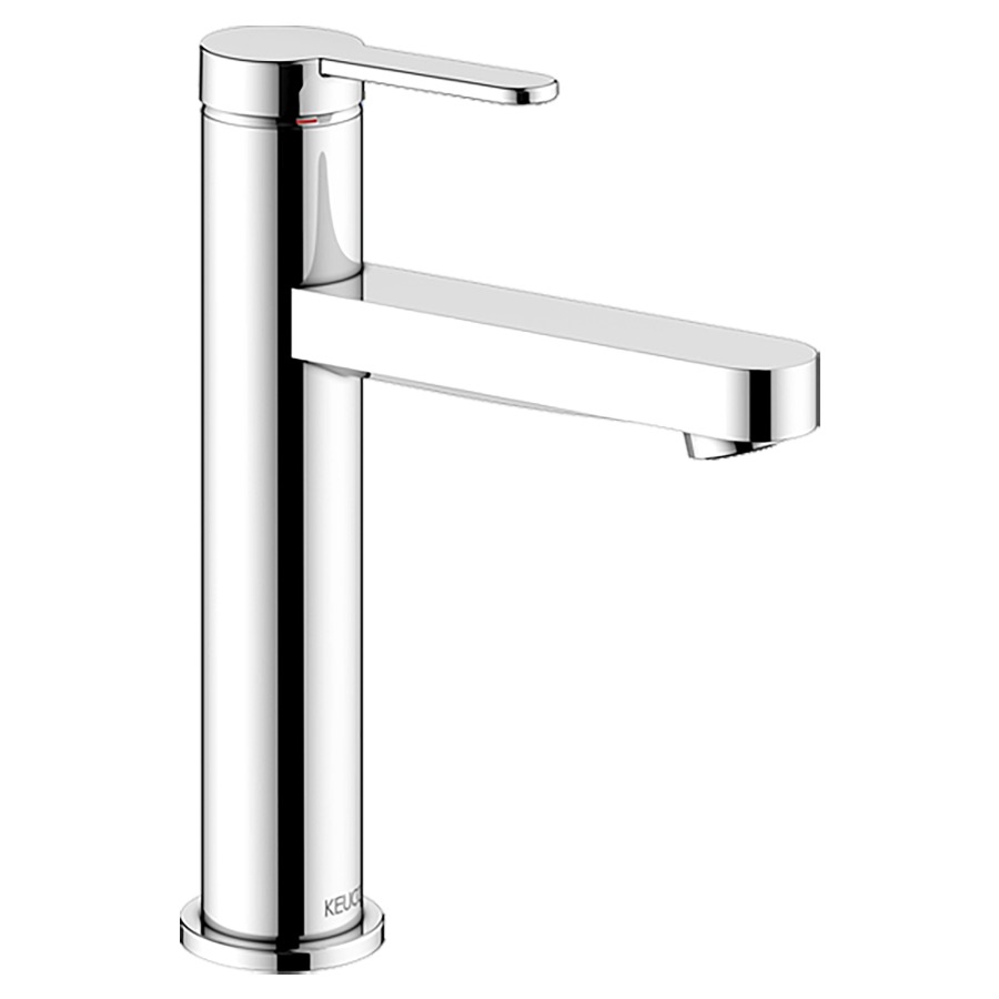 Mélangeur de lavabo IXMO FLAT
S 124 mm, goulot fixe
sans vidage excentrique, avec
rosace ronde