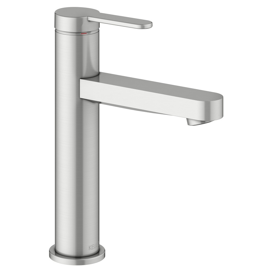 Mélangeur de lavabo IXMO FLAT
S 124 mm, goulot fixe
sans vidage excentrique, avec
rosace ronde