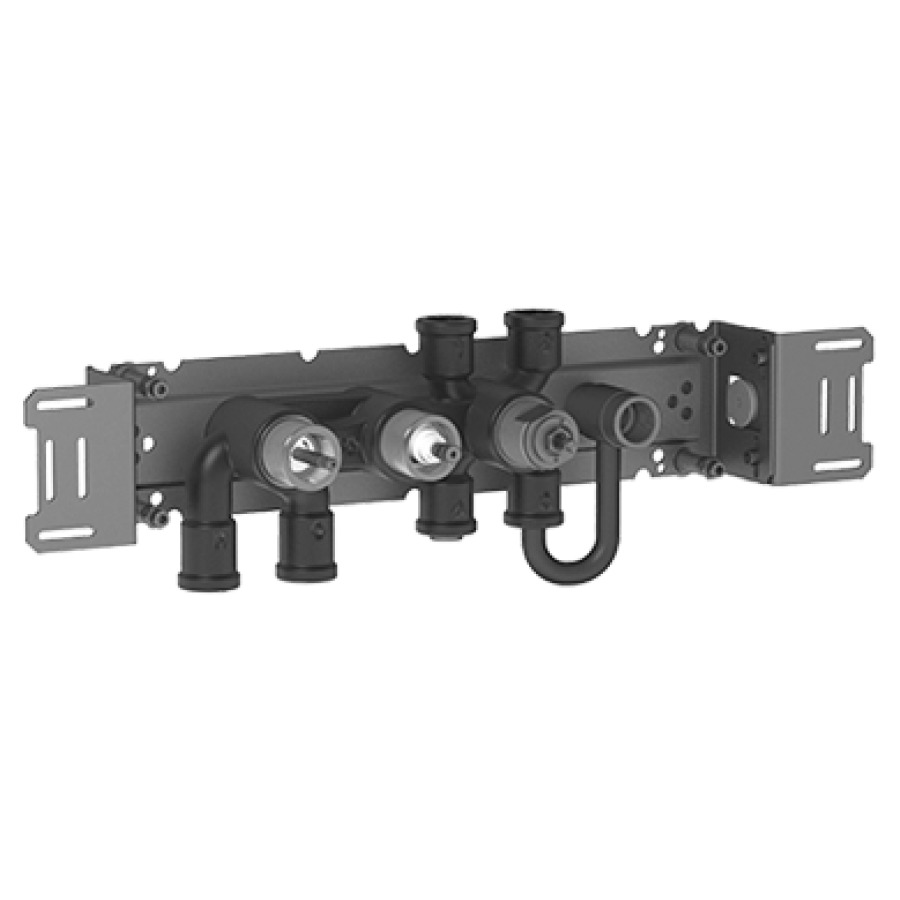 Corps à encastrer VOLA
3/4", pour thermostate
mélangeur de bain et douche
inverseurs à 3 voies, distance
support de douche 78 mm
pour 767 058/059/060/061
groupe acoustique II