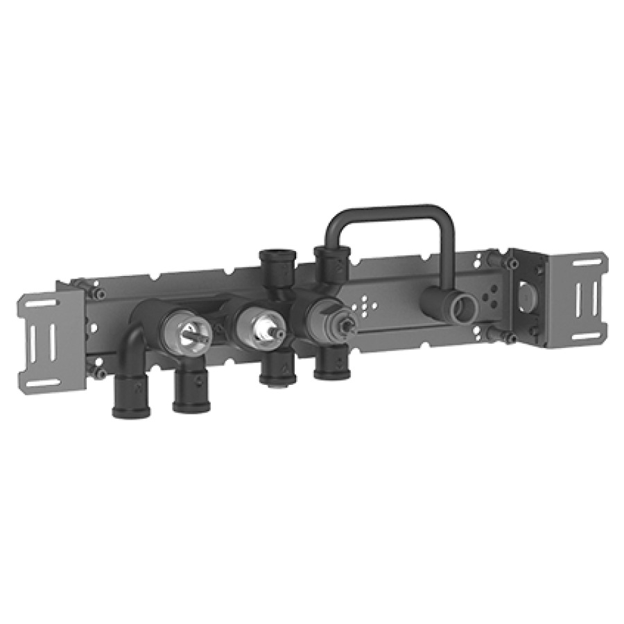 Corps à encastrer VOLA
3/4", pour thermostate
mélangeur de bain et douche
inverseurs à 3 voies, distance
support de douche 156 mm
pour 767 058/060
groupe acoustique II