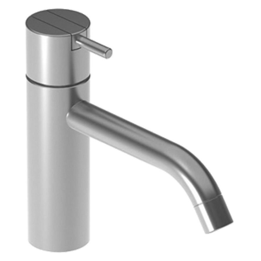 Mélangeur de lavabo VOLA
S 150 mm goulot fixe
hauteur du socle 150 mm
levier court, sans vidage
groupe acoustique I