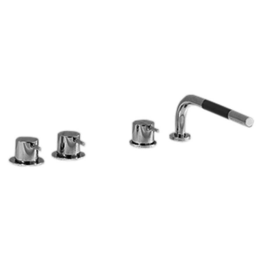 Garniture de remplissage VOLA
4-trous, pour gorge de
baignoire, robinets à eau
chaude et froide pour
remplissage par garniture
d'écoulement et de trop-plein
mélangeur, douche extensible
ouverture de révision
nécesaire, groupe acoustique I
