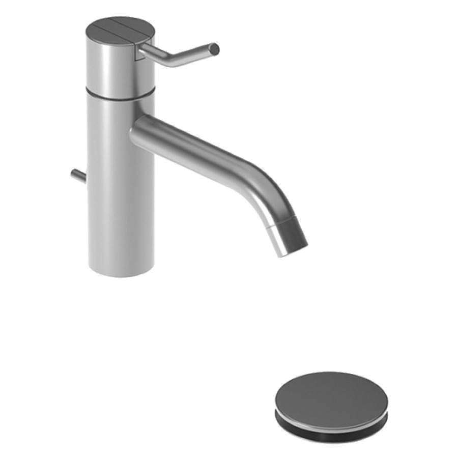 Mélangeur de lavabo VOLA
S 164 mm goulot fixe
hauteur du socle 150 mm
levier moyen
vidage excentrique
groupe acoustique I