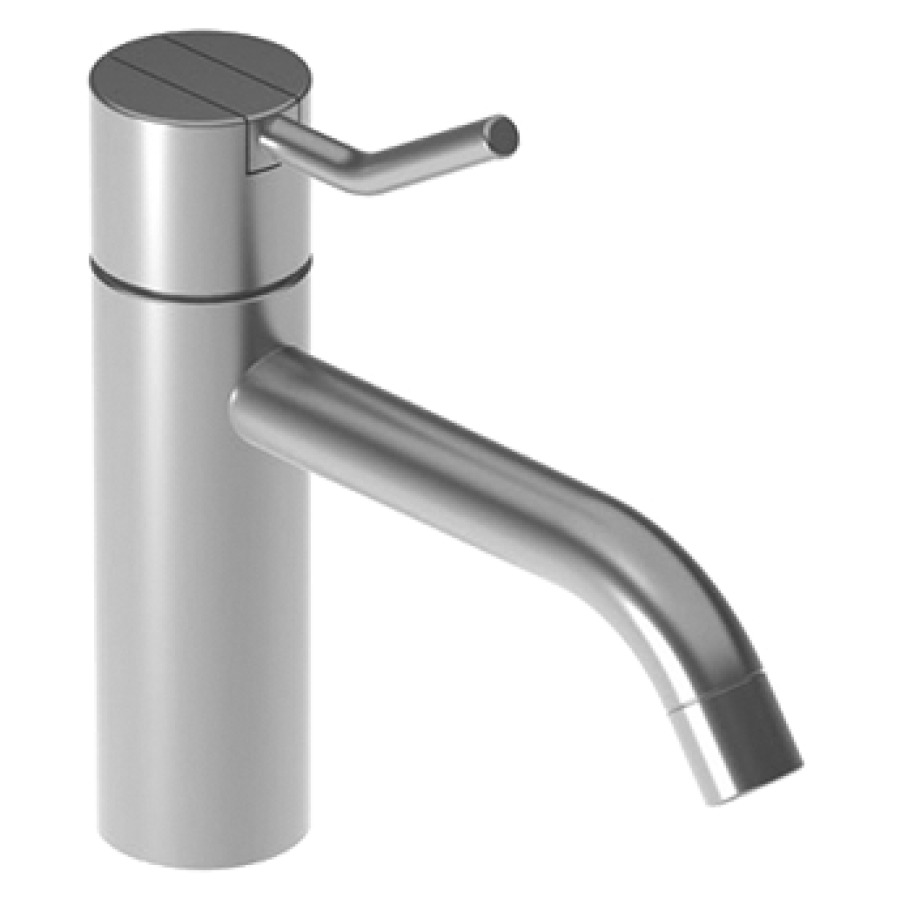 Mélangeur de lavabo VOLA
S 150 mm goulot fixe
hauteur du socle 150 mm
levier moyen, sans vidage
groupe acoustique I