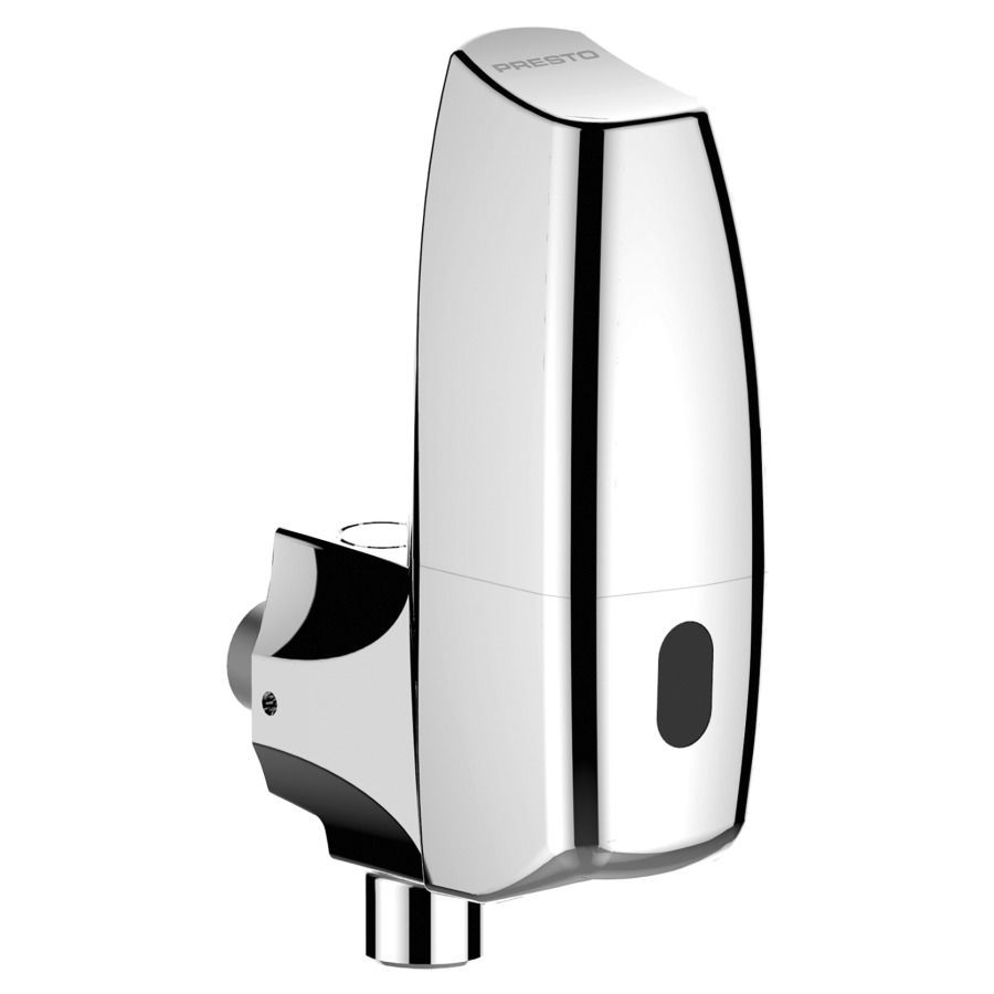 Commande d'urinoir PRESTO
SENSAO 8400 N AP, pour
urinoir d'aspiration
capteur optoélectronique
actionnement à pile 6 V
alimentation Robinet équerre
1/2"