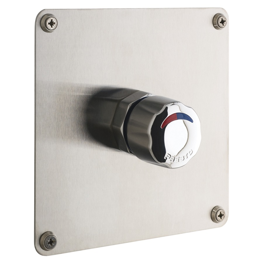 Commande de douche UP PRESTO
ALPA S
18 x 18 cm, raccordement 3/4"
fermeture temporisée
durée 20-35 sec., système
autonettoyant, protection
contre le vandalisme