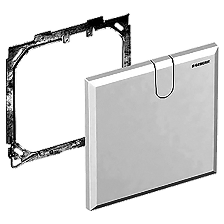 Plaque de recouvrement GEBERIT
pour couvrir les ouvertures
de service pour commande de
lavabo/murale avec module
fonctionnel à encastrer