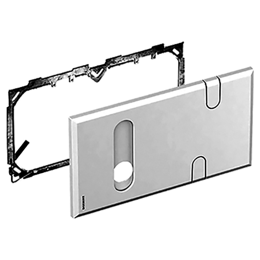 Plaque de recouvrement GEBERIT
pour couvrir les ouvertures
de service pour commande de
lavabo/murale avec module
fonctionnel à encastrer et
siphon UP, coude de
raccordement D 32 mm