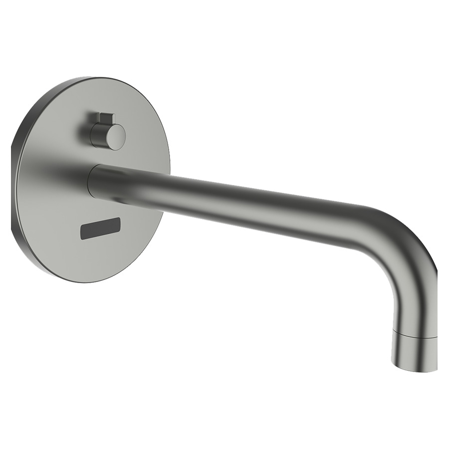 Commande murale TWINTRONIC UP
S 225 mm, goulot fixe
détecteur infrarouge, commande
électronique, transformateur
UP 100-240/6 V, mélangeur pour
eau prémélangée, débit
4,8 l/min, sans corps à
encastrer 711 068-069/079
groupe acoustique I