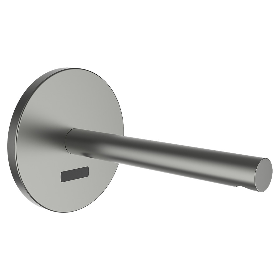 Commande murale TWINTRONIC UP
S 200 mm, goulot fixe
détecteur infrarouge, commande
électronique, alimentation
à pile 6 V, pour eau froide
ou mélangée, débit 4,8 l/min
sans corps à encastrer
711 068-069/079, groupe
acoustique I