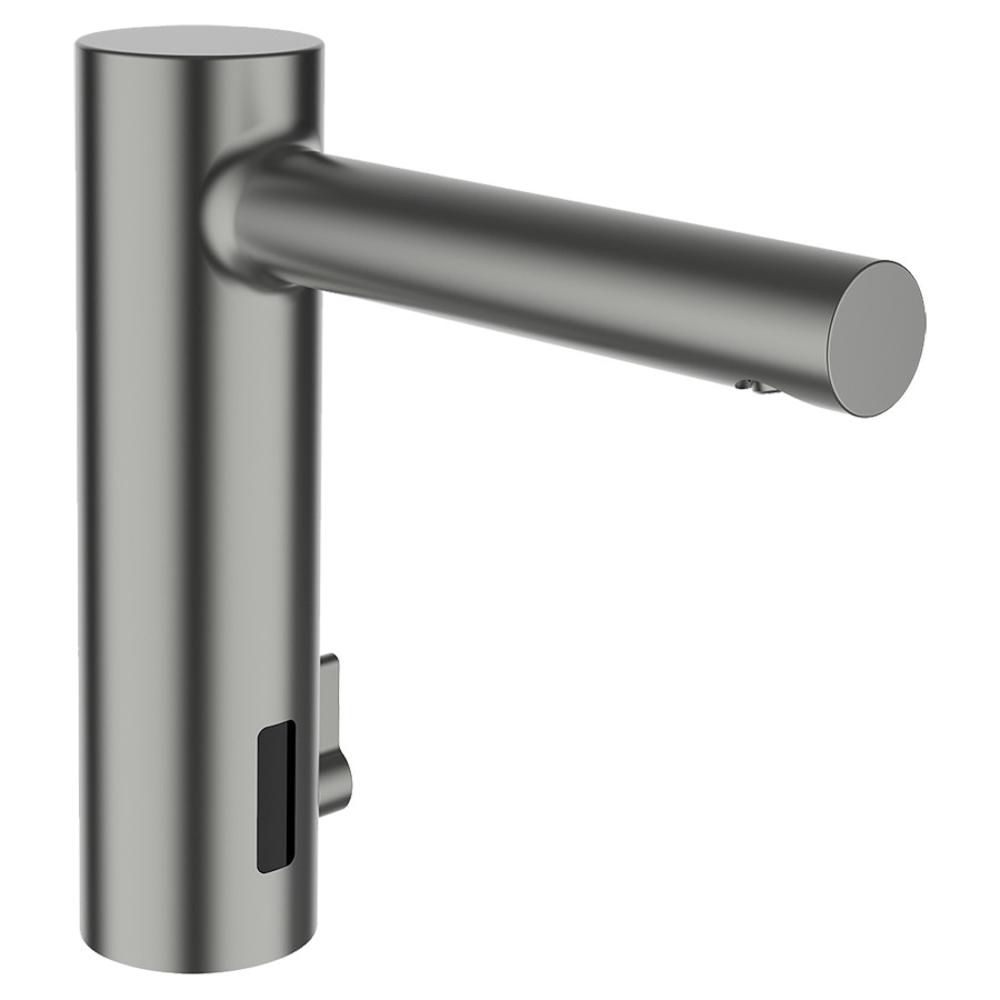 Commande de lavabo TWINTRONIC
S 145 mm, goulot fixe
alimentation, avec adapteur
Bluetooth, 4,8 l/min.
groupe acoustique I