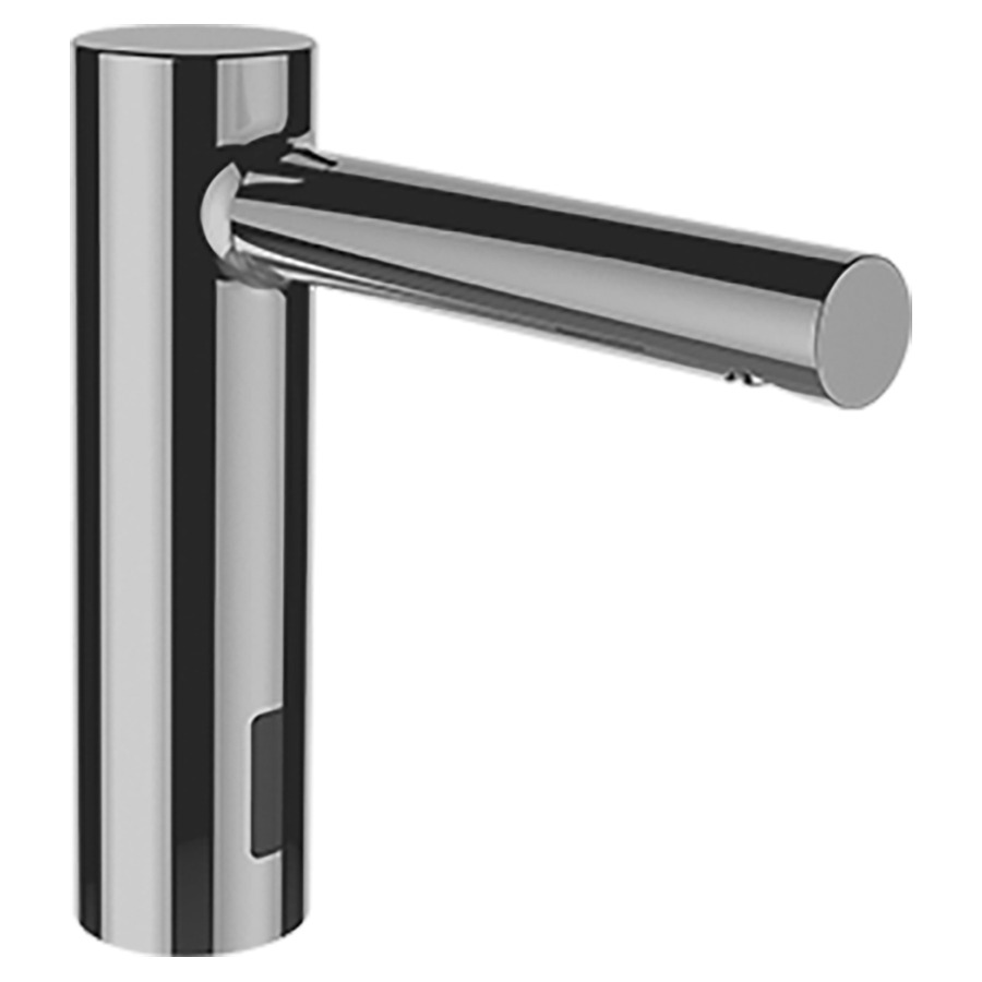 Commande de lavabo TWINTRONIC
S 145 mm, goulot fixe
pour l'eau froide ou mixte
avec pile 6 V, 4,8 l/min.
groupe acoustique I