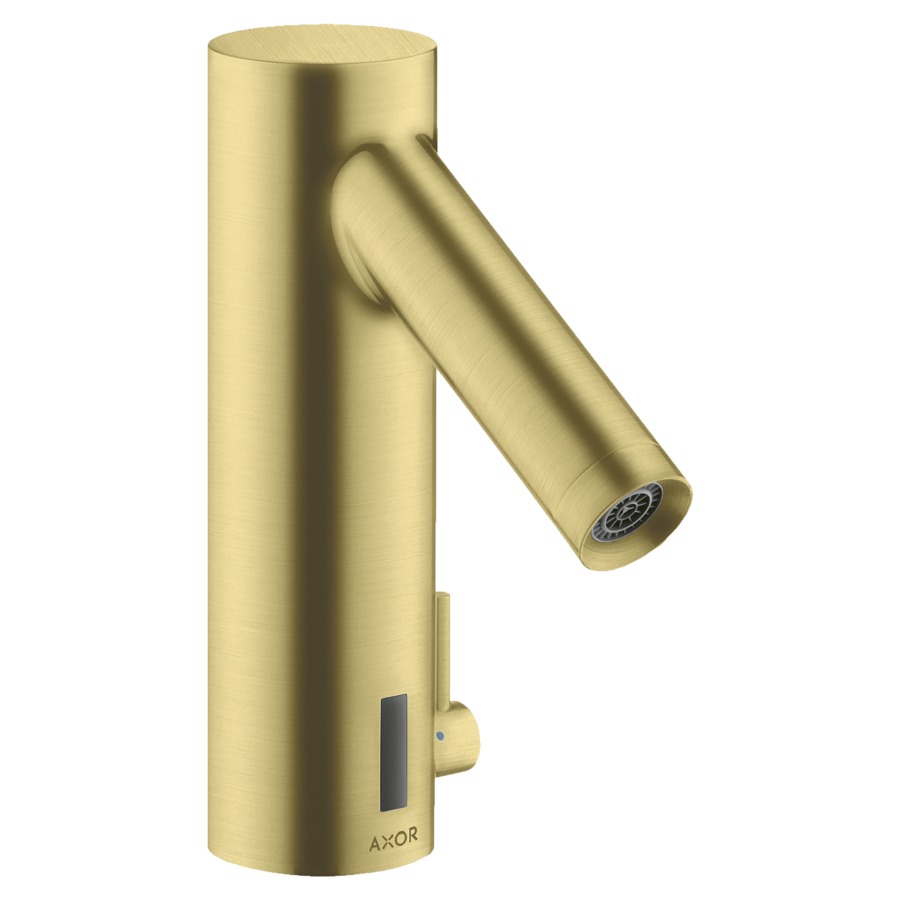Commande de lavabo STARCK
Electronic, S 103 mm, goulot
fixe, commande électronique
détecteur infrarouge
actionnement à pile 6 V
régulation de température
débit 5 l/min
groupe acoustique I