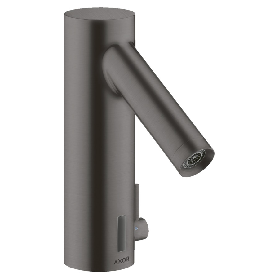 Commande de lavabo STARCK
Electronic, S 103 mm, goulot
fixe, commande électronique
détecteur infrarouge
actionnement à pile 6 V
régulation de température
débit 5 l/min
groupe acoustique I