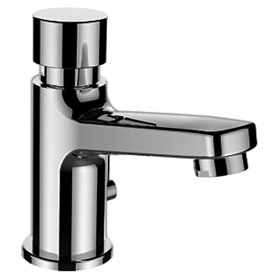 Mélangeur de lavabo CITYTOUCH
S 100 mm, goulot fixe
fermeture temporisée
réglage d'usine 7 secondes
tuyaux métallique 3/8"
filtre, soupapes de retenue
débit 4,8 l/min, groupe
acoustique I