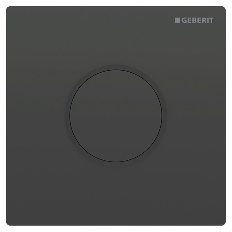 Commande d'urinoir  Typ 10 ronde
bloc d'alimentation 240/4.5 V
vanne magnétique
détecteur infrarouge
plaque de recouvrement 
sans set de prémontage 814 119/144