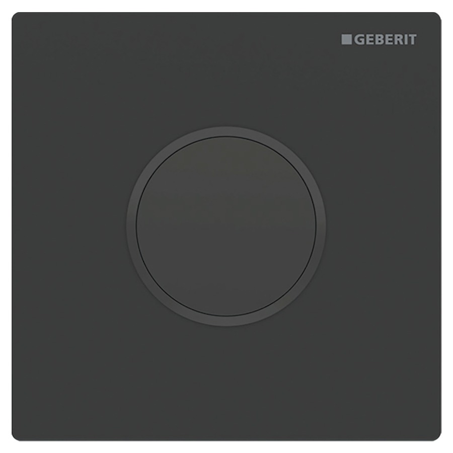Commande d'urinoir  Typ 10 ronde
bloc d'alimentation 240/4.5 V
vanne magnétique
détecteur infrarouge
plaque de recouvrement 
sans set de prémontage 814 119/144