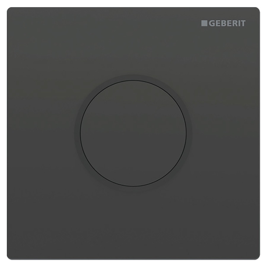 Commande d'urinoir  Typ 10
alimentation à pile 2 x 1,5 V
vanne magnétique
détecteur infrarouge
plaque de recouvrement ronde
sans corps à encastrer 814 119/144