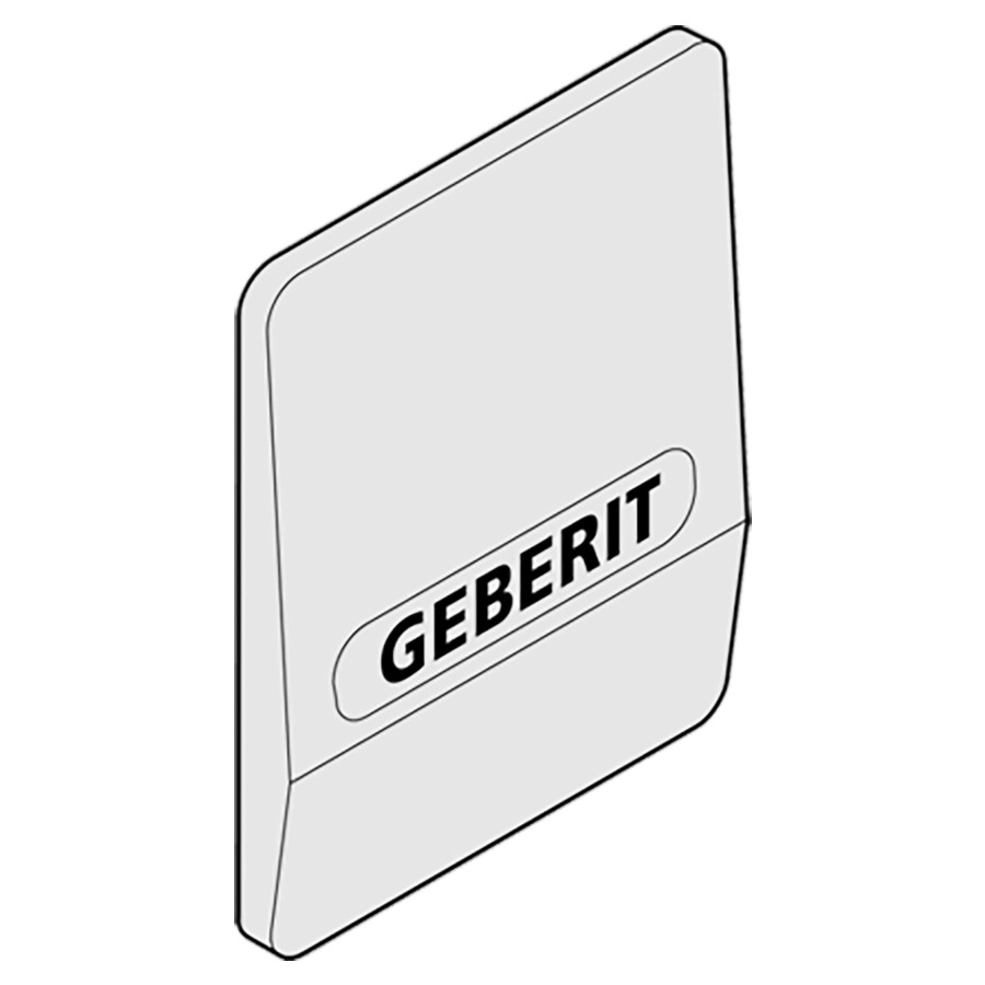 Plaque de recouvrement GEBERIT
sans électronique et
Vitre en verre à Commande
d'Urinoir Highline