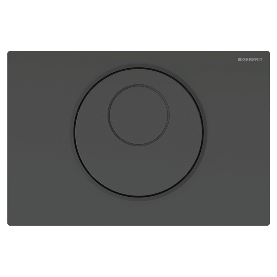 Commande de WC Sigma10 ronde
à déclenchement électronique
du rinçage, raccordement au réseau
rinçage à 2 quantités
automatique/sans contact/manuel 
sans set de prémontage 814 198
