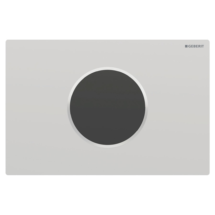 Commande de WC Sigma10 ronde
à déclenchement électronique
du rinçage, raccordement au réseau
rinçage à 2 quantités
automatique/sans contact manuel
sans set de prémontage 814 198