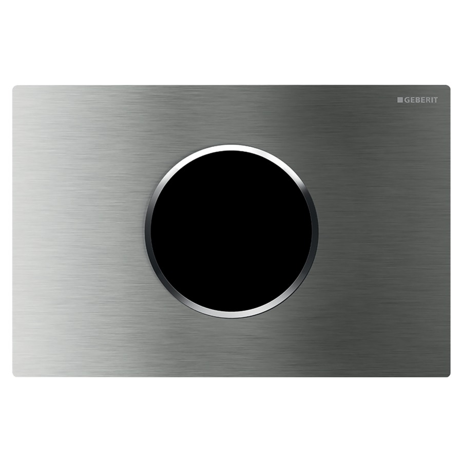 Commande de WC Sigma10 ronde
à déclenchement électronique
du rinçage, raccordement au réseau
rinçage à 2 quantités
automatique/sans contact manuel
sans set de prémontage 814 198