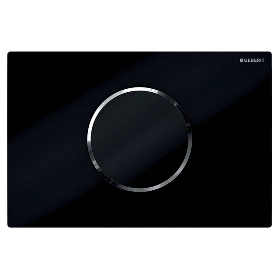 Commande de WC Sigma10 ronde
à déclenchement électronique
du rinçage, alimentation à pile
rinçage à 2 quantités
automatique/sans contact manuel