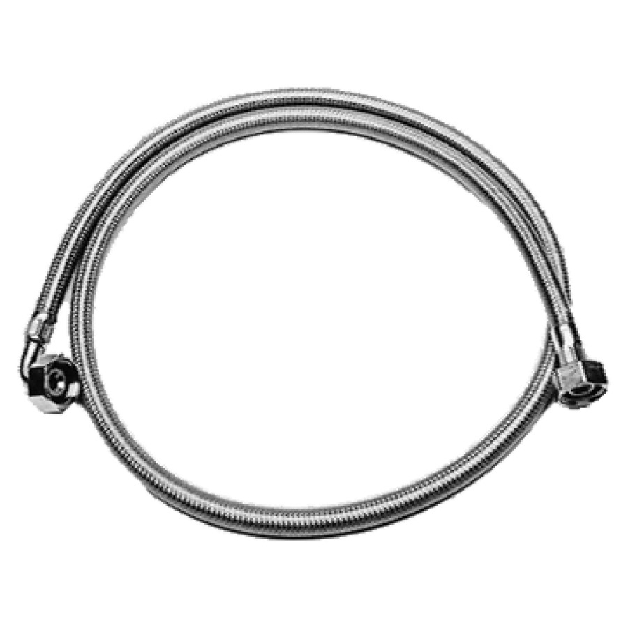 Tuyau renforcé NEOFLEX
3/4" x 3/4", 150 cm, DN 10
équerre, gaine en fils d'acier
enveloppe protectrice
transparente