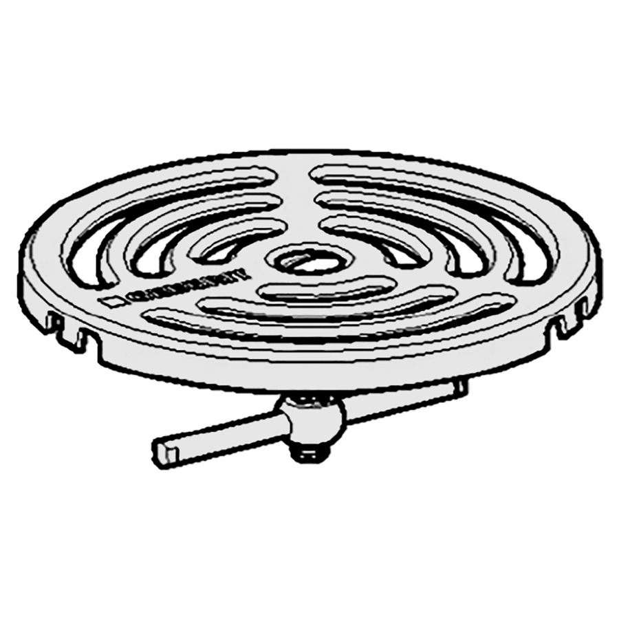 Grille standard GEBERIT
à visser, pour grille-siphon
pour douche pour revêtements
de sol en vinyle