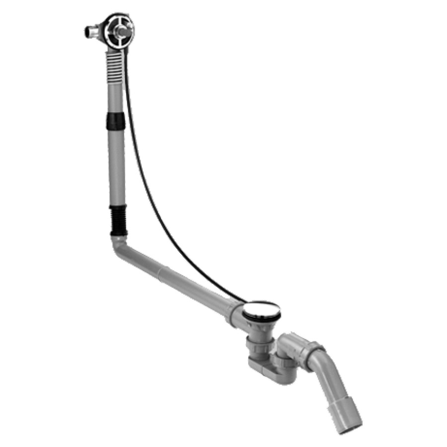Vidage de baignoire EXAFILL S
1 1/2", entrée d'eau
raccordement 3/4", câble 78 cm
set de base pour
baignoires spéciales
capacité d'écoulement 22 l/min
groupe acoustique I