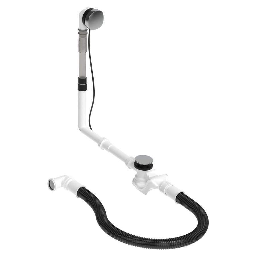 Vidage de baignoire DURAVIT
pour écoulement D 52 mm
avec set d'écoulement
et trop-plein, vidage
excentrique quadroval
transmission Bowden 700 mm
pour baignoire pose libre
