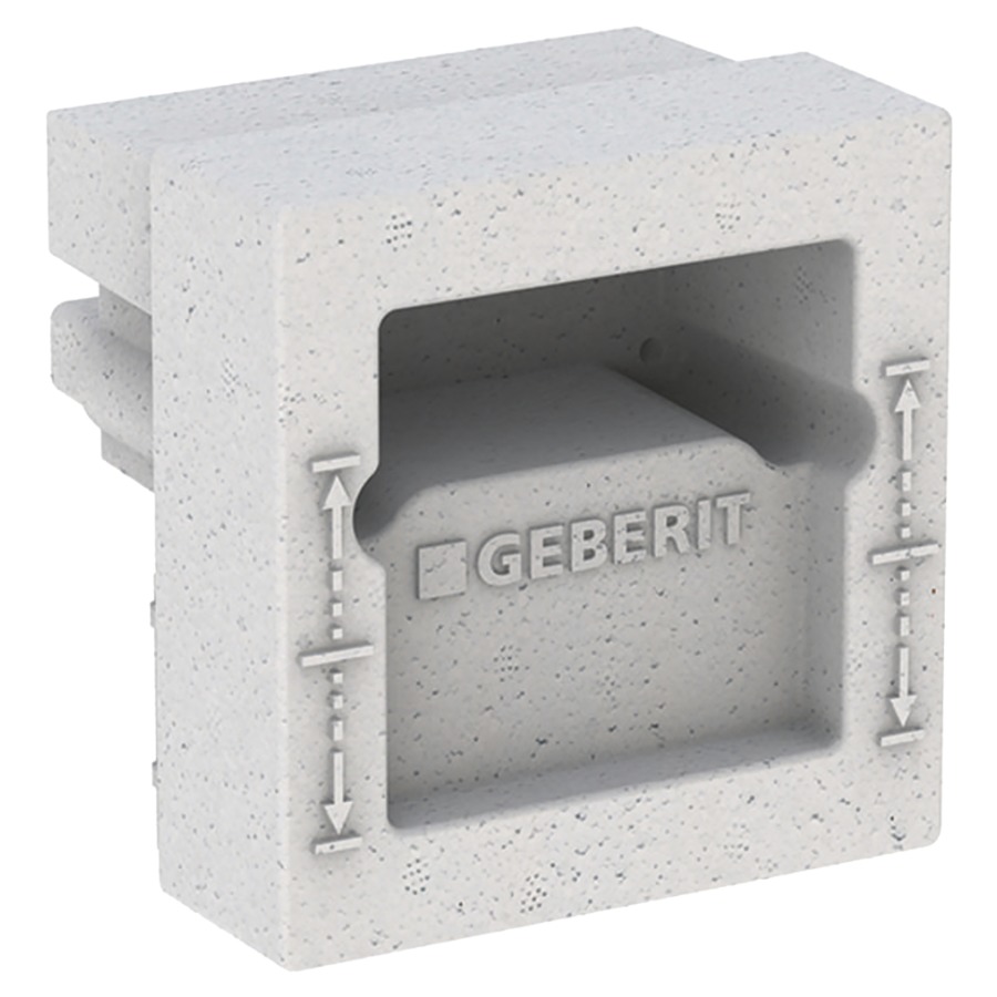 Cadre de protection GEBERIT
boîtier à encastrer mural
pour siphon à encastrer