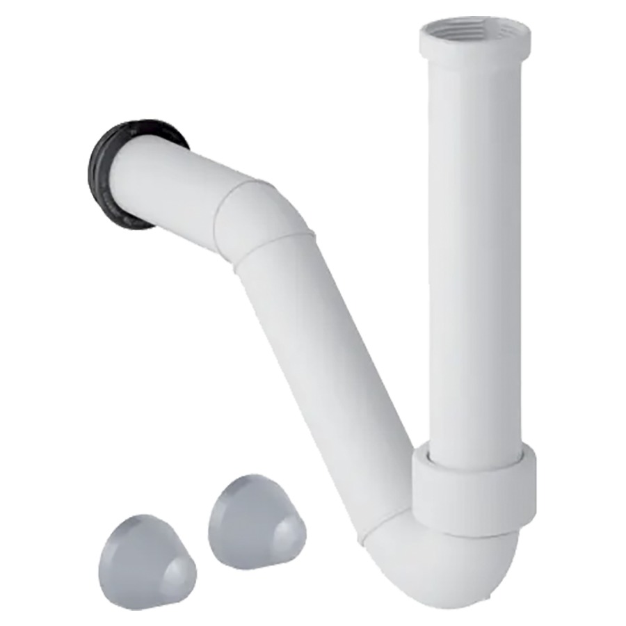 Siphon en tube coudé Geberit-bidet mural