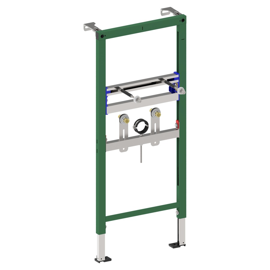 Élément pour lavabo INEO
INEOLINK, hauteur 112 cm
pour robinetterie standard
traversée de mur
cadre de montage pieds
2 tiges filetée
fixation murale