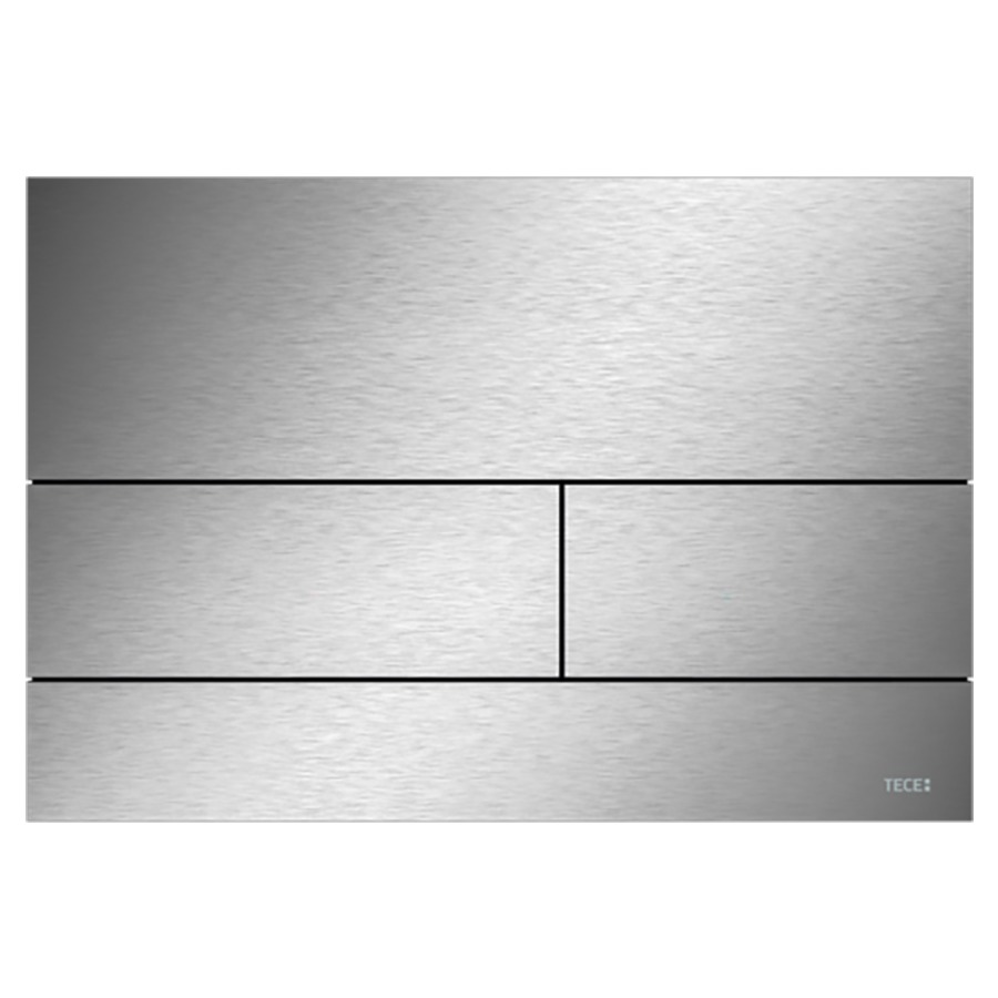 Plaque de déclenchement WC
TECEsquare II
métal, technique à deux
quantités, commande par devant
ou par dessus