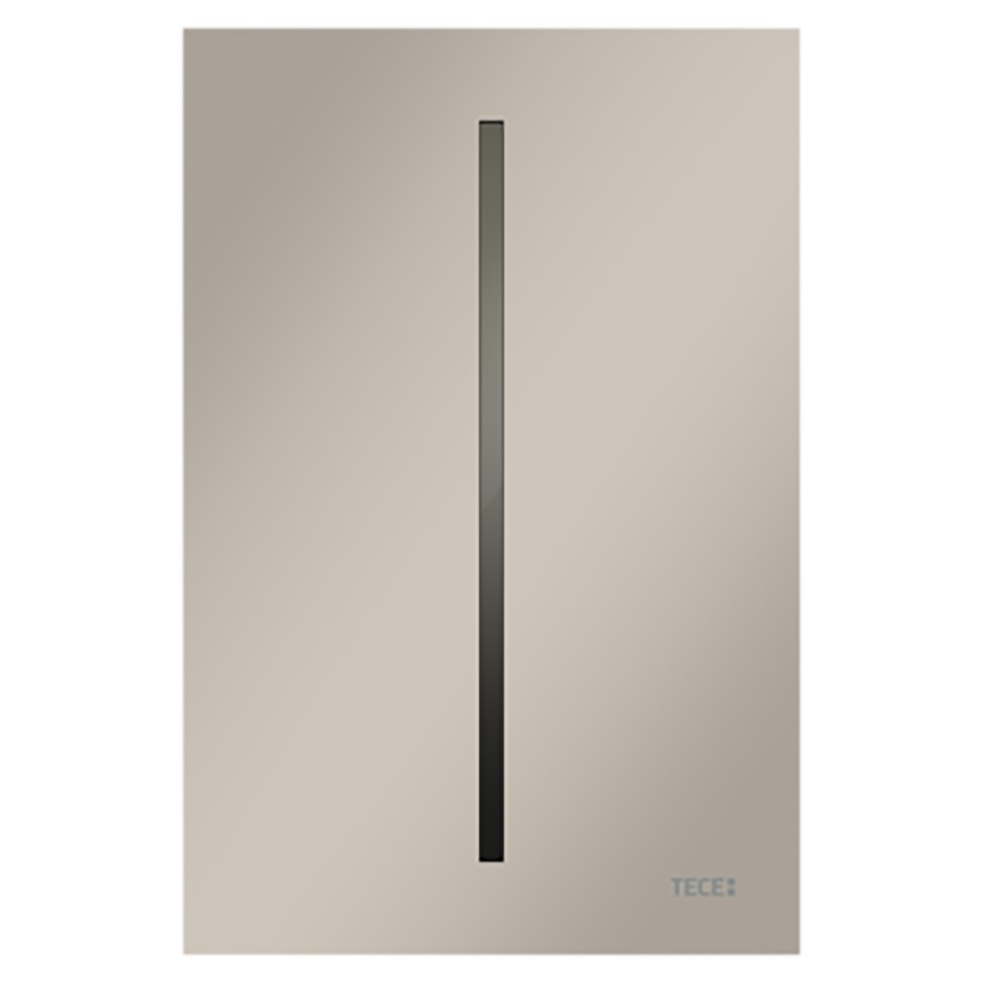 Plaque sensor TECEfilo-VELVET
pour dispositif de
rinçage infrarouge sans
contact, à combiner avec
l'unité de vannes TECEfilo
875 231/232, adapté au corps
de rinceur d'urinoir U 2
