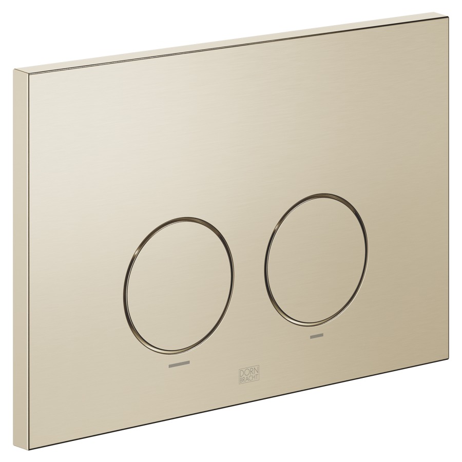 Plaque de déclenchement
DORNBRACHT
ronde, technique à deux
inclus compris cadre de
fixation, tiges d'actionnement
et matériel de fixation
pour Geberit Sigma dès 2001