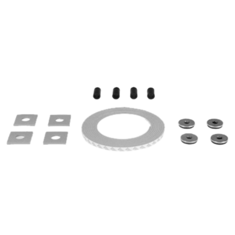Set d'isolation STAUFFER
pour lavabo et lavabo double
à partir de 110 cm
1 profil en caoutchouc
autocollant, 4 douilles en
caoutchouc, 4 bases en
caoutchouc, 4 rondelles-U
pour exigences accrues
selon SIA 181