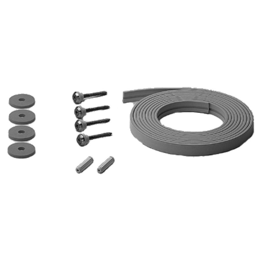 ISO-SET d'isolation phonique
pour armoire latérale
4 m ruban en caoutchouc
autocollant, 2 douilles en
caoutchouc, 4 bases en caoutchouc
4 vis Iso, eco 2, SIA 181